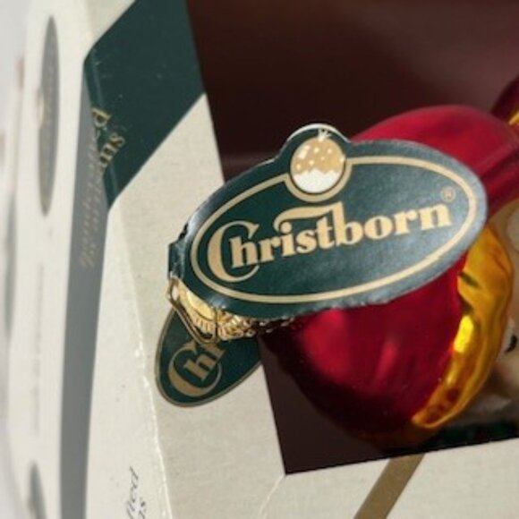 Christborn Glass Santa Claus Ornament, Made in Germany ( Vtg ) - Picture 8 of 8